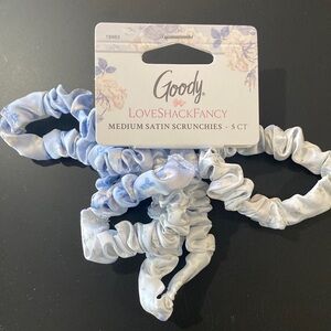 Goody x LoveShackFancy skinny satin scrunches 5 count